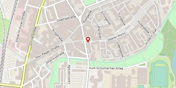 Karte der Umgebung von Stadtmühlweg 2, 92637 Weiden