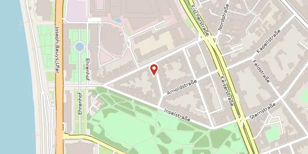 Karte der Umgebung von Schäferstr. 10, 40479 Düsseldorf