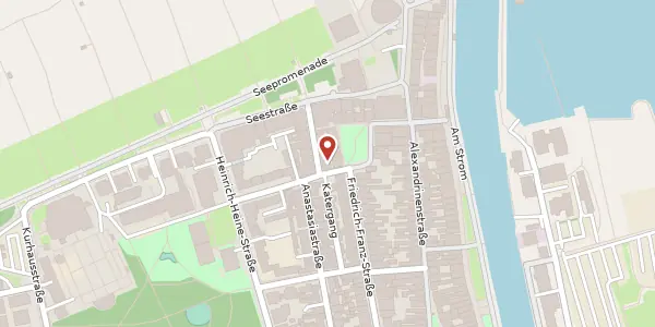 Karte der Umgebung von Herrmannstraße 4, 18119 Rostock