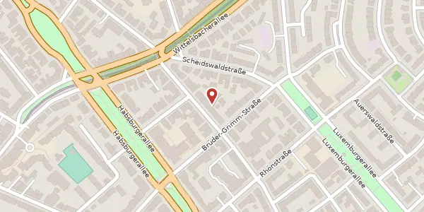 Karte der Umgebung von Dahlmannstr. 19, 60385 Frankfurt