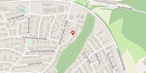 Karte der Umgebung von Hochbergstraße 10, 72488 Sigmaringen