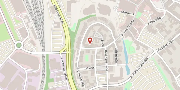 Karte der Umgebung von Krämerstraße 24, 25524 Itzehoe