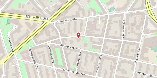 Karte der Umgebung von Esmarchstr. 97, 22767 Hamburg