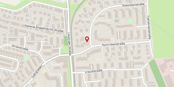 Karte der Umgebung von Cranzweg 1, 38124 Braunschweig