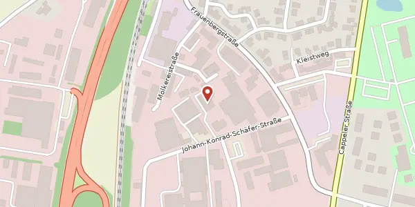 Karte der Umgebung von Johann-Konrad-Schäfer-Straße 6, 35039 Marburg