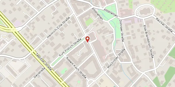 Karte der Umgebung von Lockwitzer Straße 14, 01219 Dresden