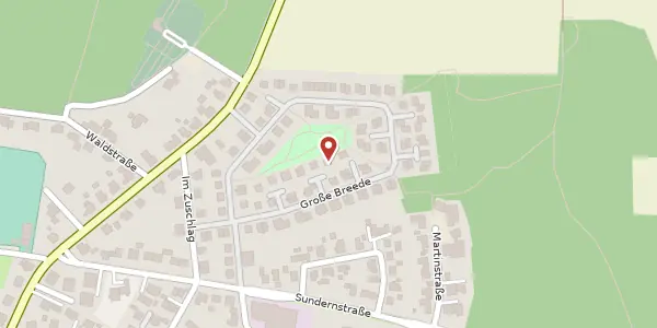 Karte der Umgebung von Große Breede 33, 32130 Enger