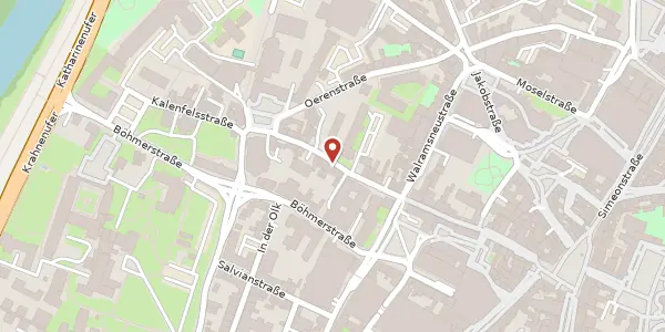 Karte der Umgebung von Dietrichstraße 18, 54290 Trier