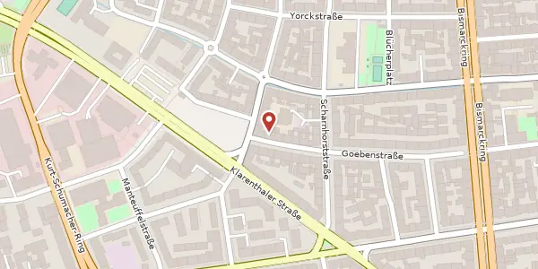 Karte der Umgebung von Goebenstr. 35, 65195 Wiesbaden