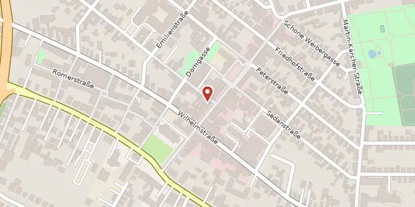 Karte der Umgebung von Kaiserstraße 20, 68623 Lampertheim