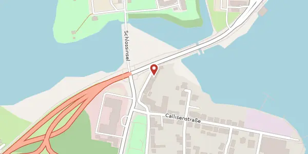 Karte der Umgebung von Gottorfstraße 3, 24837 Schleswig