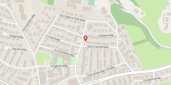 Karte der Umgebung von Storchenstraße 22, 88213 Ravensburg
