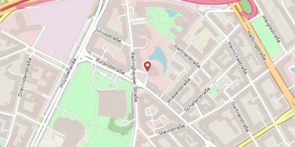 Karte der Umgebung von Opernplatz 1, 45128 Essen