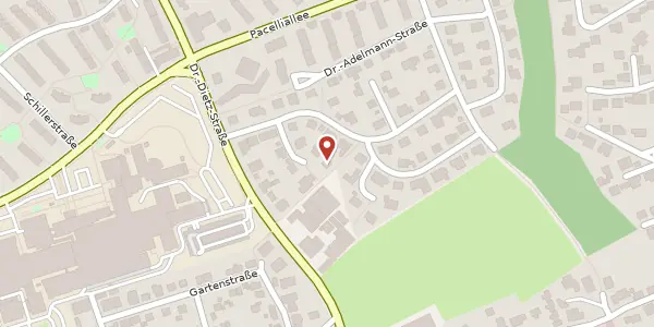 Karte der Umgebung von Dr.-Rohrhirschstraße 5, 36043 Fulda