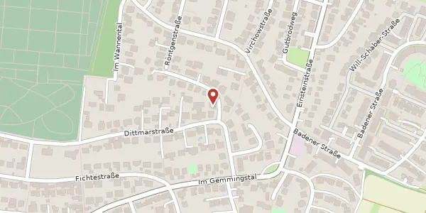 Karte der Umgebung von Paracelsustraße 3, 74074 Heilbronn