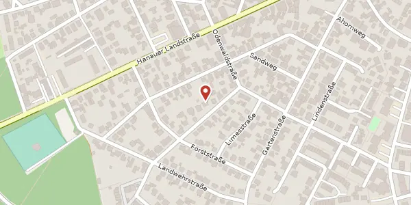 Karte der Umgebung von Auheimer Str. 10, 63517 Rodenbach