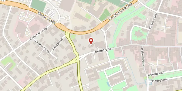 Karte der Umgebung von Burgstr. 54, 26603 Aurich