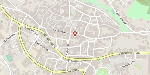 Karte der Umgebung von Langgasse 17, 63571 Gelnhausen