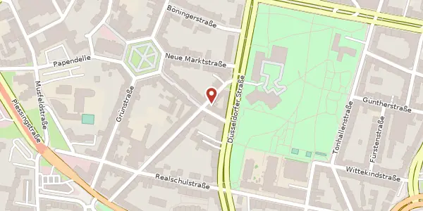 Karte der Umgebung von Krummacherstr.ll 7, 47051 Duisburg