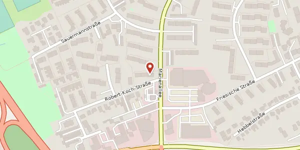 Karte der Umgebung von Marienallee 54, 24937 Flensburg