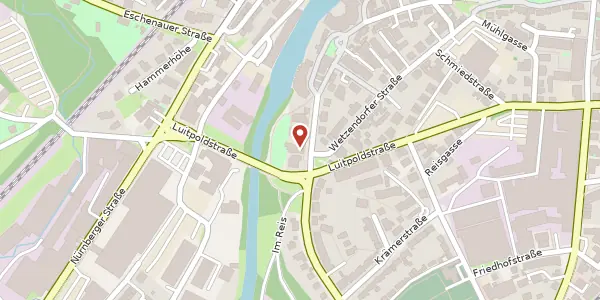 Karte der Umgebung von Kupfergartenstr. 14, 91207 Lauf