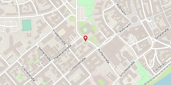 Karte der Umgebung von Rüfferstraße 5, 97421 Schweinfurt