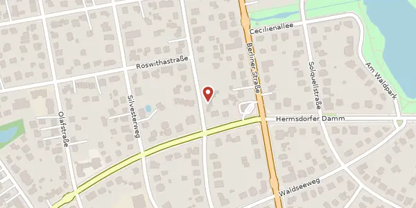 Karte der Umgebung von Roedernstraße 16, 13467 Berlin