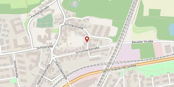 Karte der Umgebung von Schultheißstr. 25, 53225 Bonn