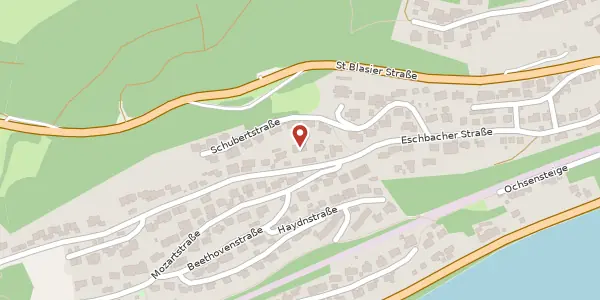 Karte der Umgebung von Eschbacher Straße 52, 79761 Waldshut-Tiengen