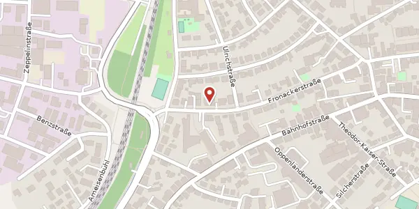 Karte der Umgebung von Fronackerstraße 68, 71332 Waiblingen