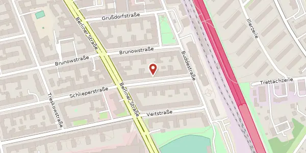 Karte der Umgebung von Schlieperstraße 6, 13507 Berlin