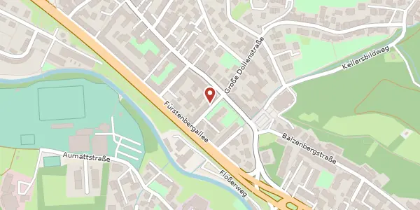 Karte der Umgebung von Erwinstraße 2, 76532 Baden-Baden