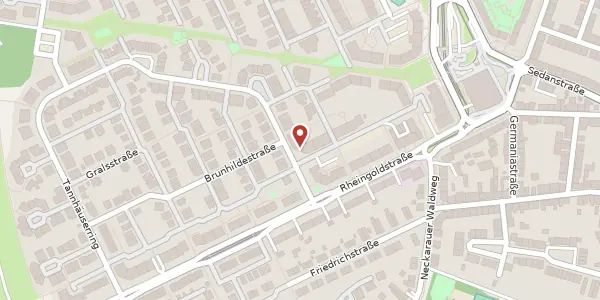 Karte der Umgebung von Wolframstraße 1, 68199 Mannheim