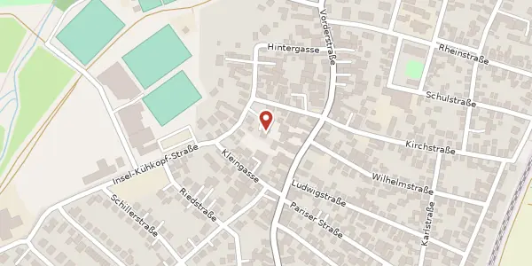 Karte der Umgebung von Hintergasse 18 a, 64589 Stockstadt