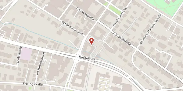 Karte der Umgebung von Rathausplatz 3-7, 61348 Bad Homburg