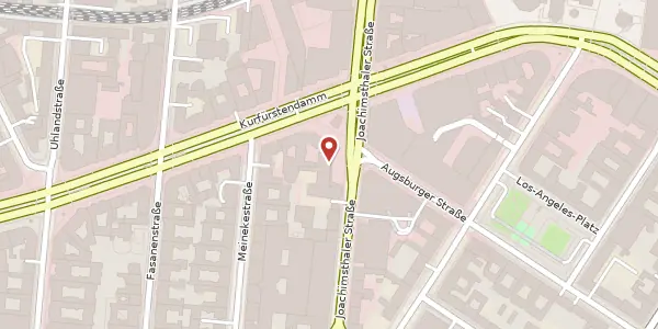 Karte der Umgebung von Joachimsthaler Straße 10-12, 10719 Berlin