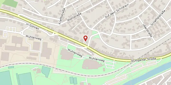 Karte der Umgebung von Stuttgarter Straße 110, 78532 Tuttlingen