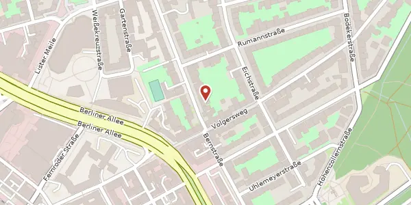 Karte der Umgebung von Sedanstraße 4, 30161 Hannover