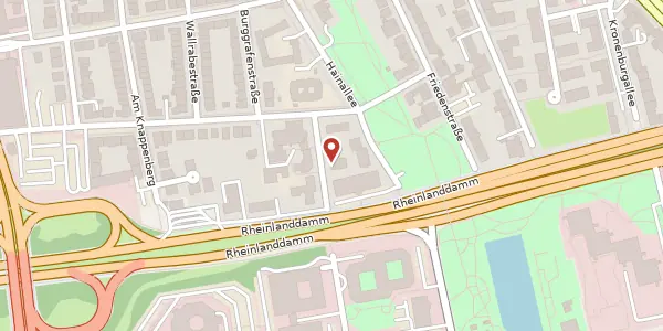 Karte der Umgebung von Bonifatiusstr. 4, 44139 Dortmund