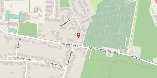 Karte der Umgebung von Ohligser Weg 33 A, 40723 Hilden