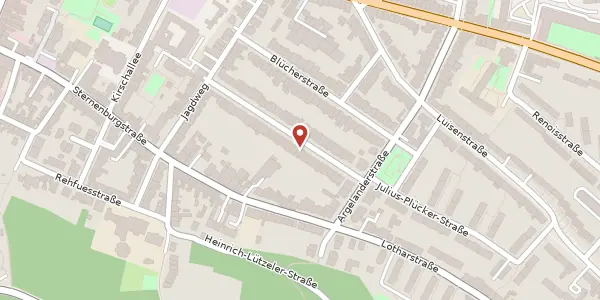 Karte der Umgebung von Bennauerstraße 40, 53115 Bonn