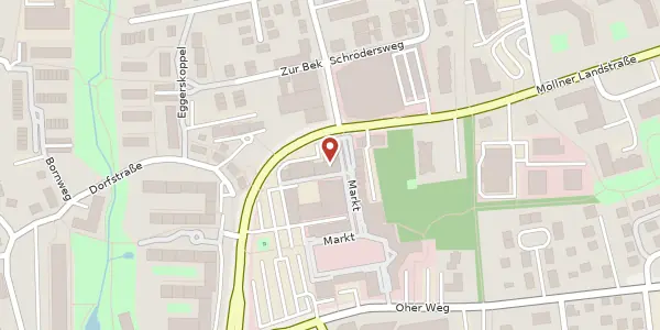 Karte der Umgebung von Markt 16, 21509 Glinde