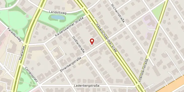 Karte der Umgebung von Ehrenbergstraße 23, 14195 Berlin