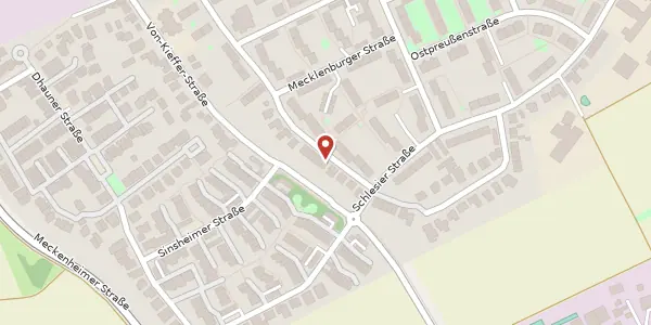 Karte der Umgebung von Sachsenstraße 9, 67067 Ludwigshafen am Rhein