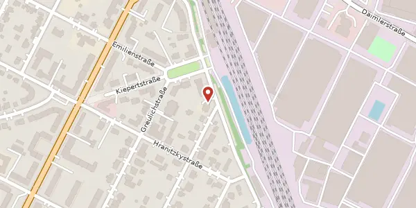 Karte der Umgebung von Kirchstraße 1, 12277 Berlin