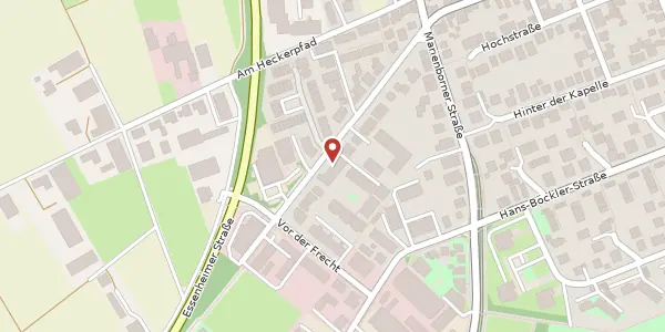 Karte der Umgebung von Essenheimerstraße 126, 55128 Mainz