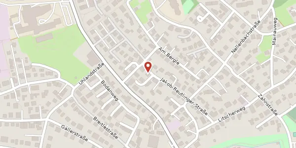 Karte der Umgebung von Jakob-Reutlinger Straße 23, 88662 Überlingen