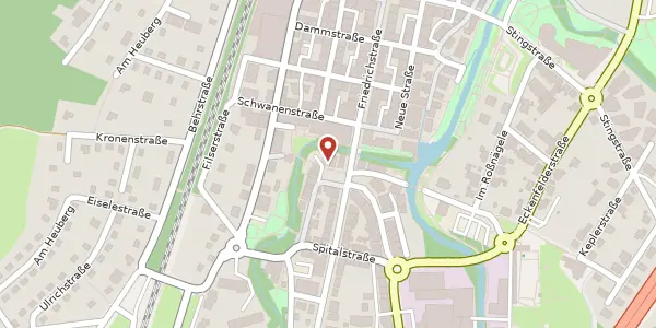 Karte der Umgebung von Viehmarktplatz 8, 72336 Balingen
