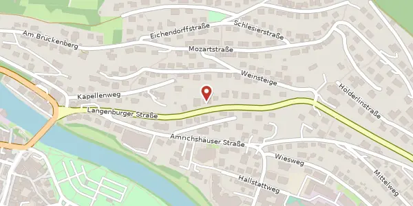 Karte der Umgebung von Langenburger Straße 23, 74653 Künzelsau