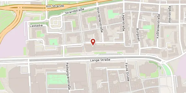Karte der Umgebung von Lange Straße 9, 18055 Rostock